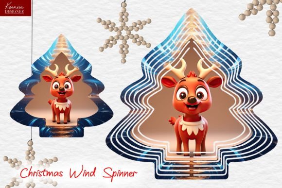 Review: Christmas Tree Wind Spinner Sublimation Illustrations