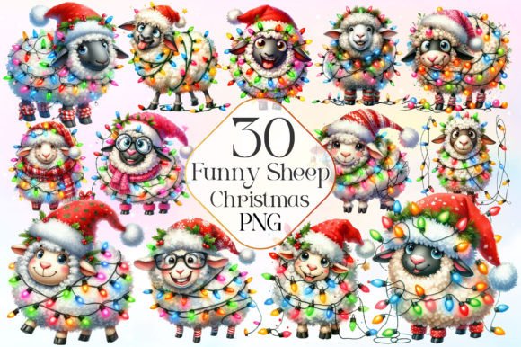 Reviewing Funny Sheep Clipart PNG Illustrations