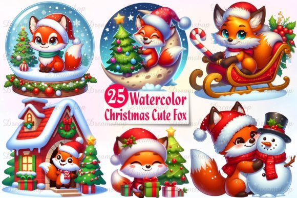 Reviewing the Christmas Cute Fox Clipart for Embroidery