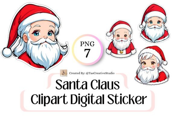 Santa Claus Christmas Clipart Collection Illustrations